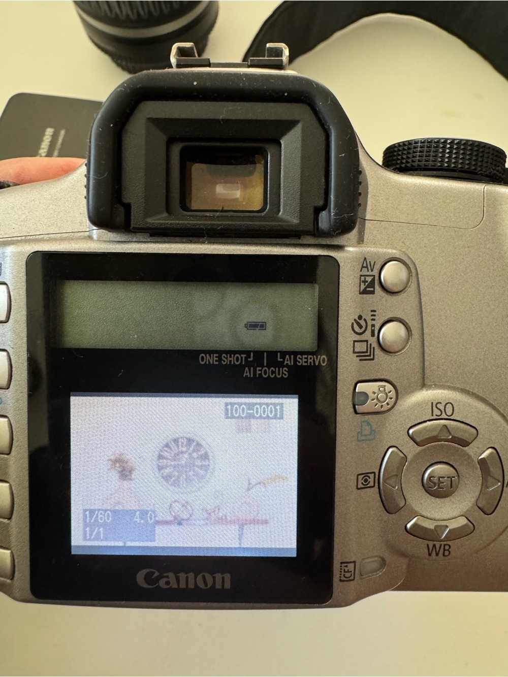 The Canon EOS Rebel XT DS126071 Digital Camera - Picture 3 of 12